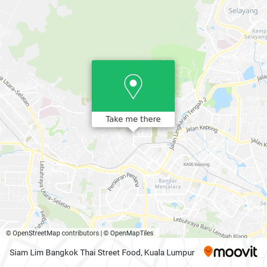 Siam Lim Bangkok Thai Street Food map