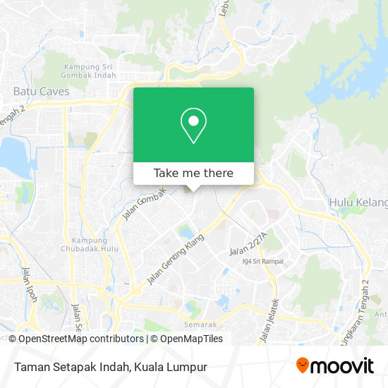 Peta Taman Setapak Indah