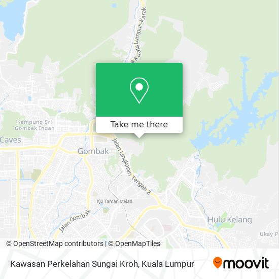 Kawasan Perkelahan Sungai Kroh map