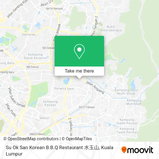 Su Ok San Korean B.B.Q Restaurant 水玉山 map