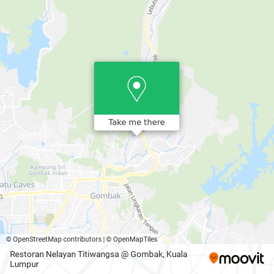 Peta Restoran Nelayan Titiwangsa @ Gombak