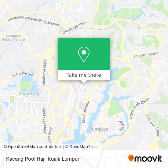 Kacang Pool Haji map