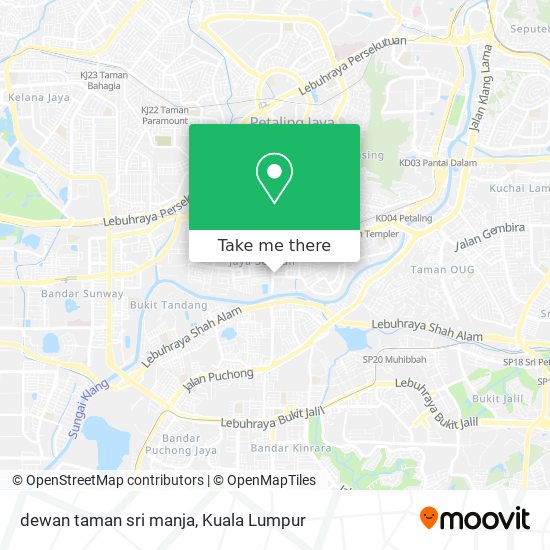 dewan taman sri manja map