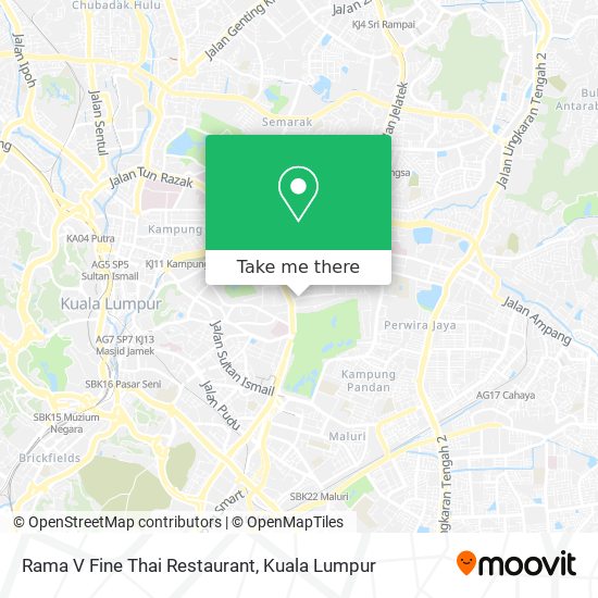 Rama V Fine Thai Restaurant map
