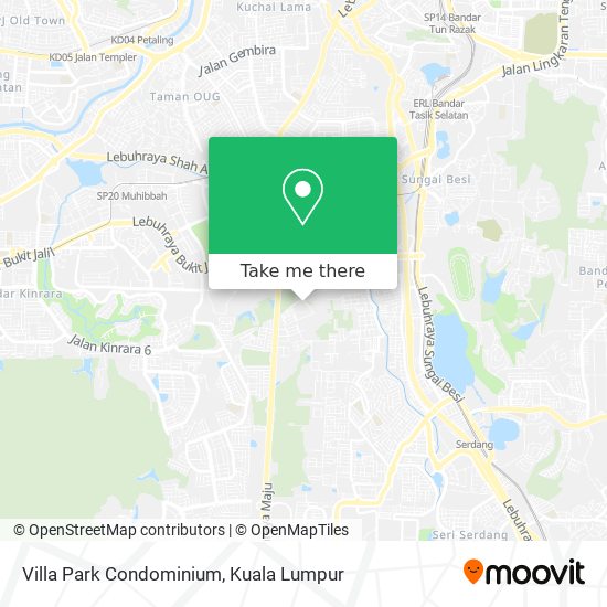 Villa Park Condominium map