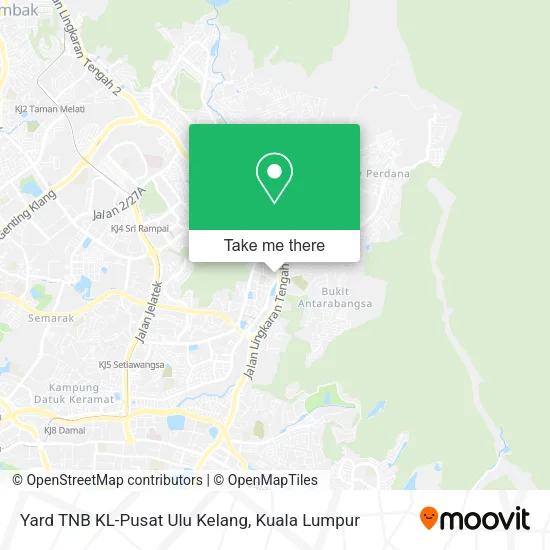Yard TNB KL-Pusat Ulu Kelang map