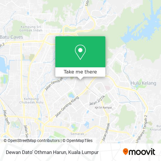 Peta Dewan Dato' Othman Harun