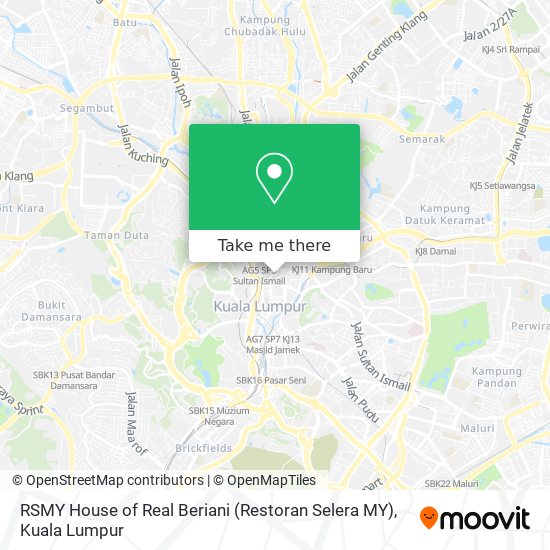 RSMY House of Real Beriani (Restoran Selera MY) map