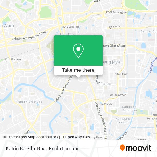 Katrin BJ Sdn. Bhd. map