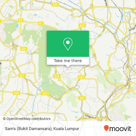Sam's (Bukit Damansara) map