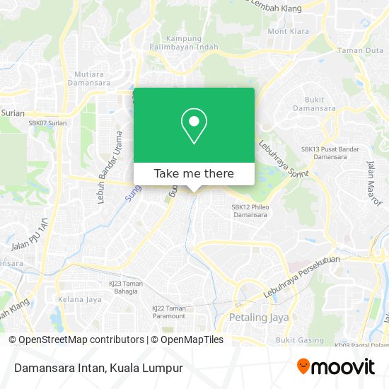 Damansara Intan map