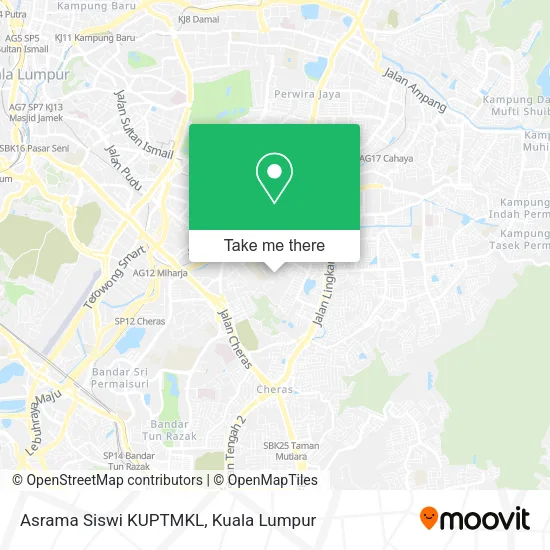 Asrama Siswi KUPTMKL map