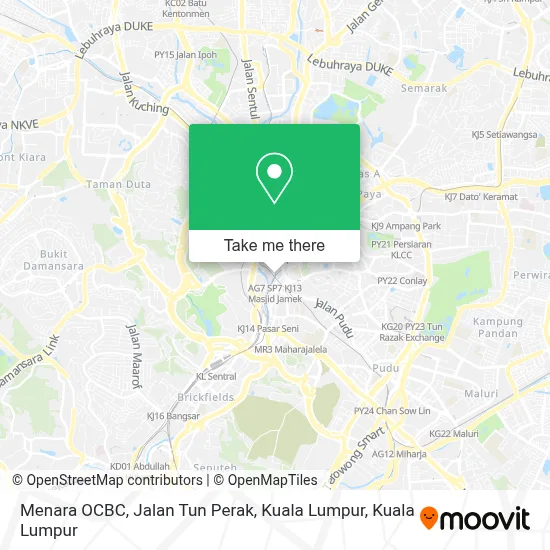 Bagaimana Untuk Pergi Ke Menara OCBC Jalan Tun Perak Kuala Lumpur