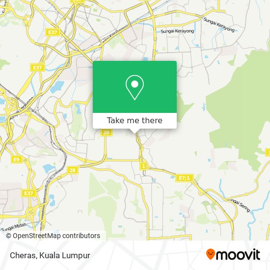Cheras map
