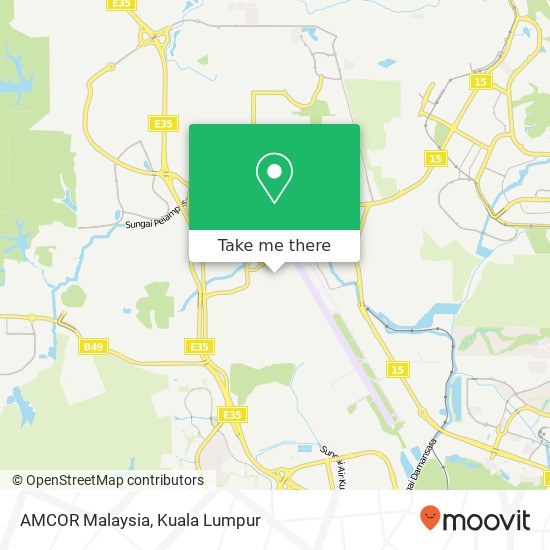 AMCOR Malaysia map
