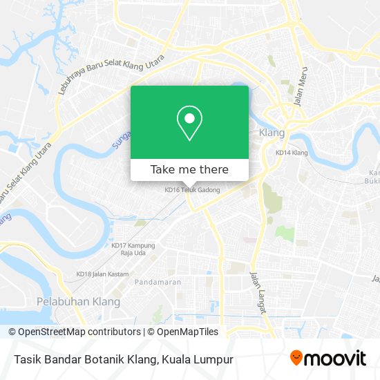 Tasik Bandar Botanik Klang map