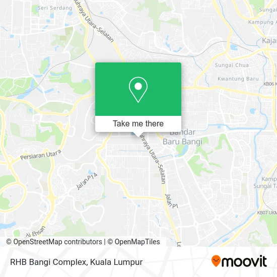 RHB Bangi Complex map