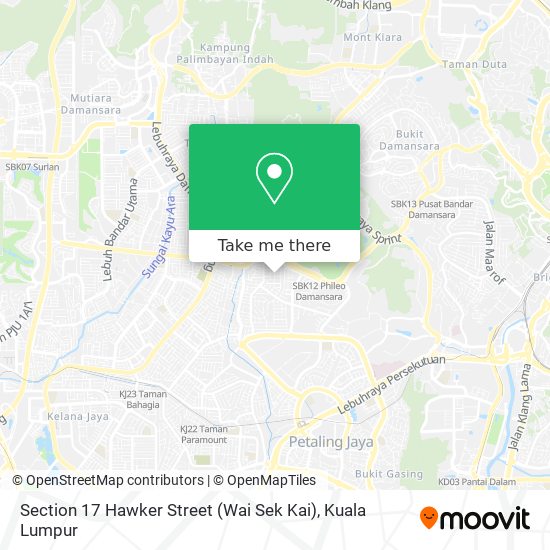Section 17 Hawker Street (Wai Sek Kai) map