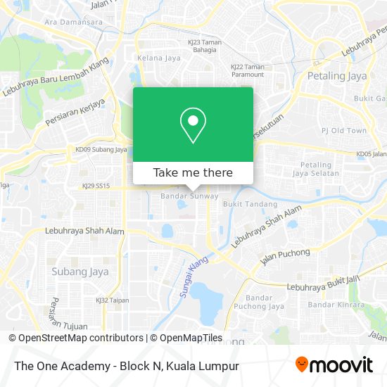 The One Academy - Block N map