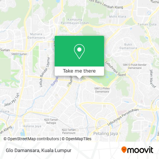 Glo Damansara map