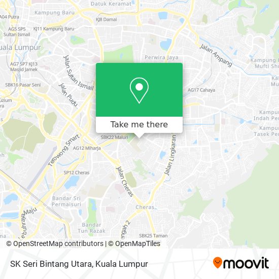 SK Seri Bintang Utara map