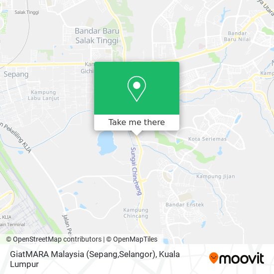Peta GiatMARA Malaysia (Sepang,Selangor)