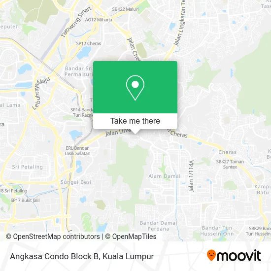 Angkasa Condo Block B map