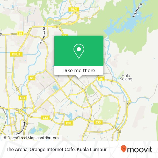 The Arena, Orange Internet Cafe map