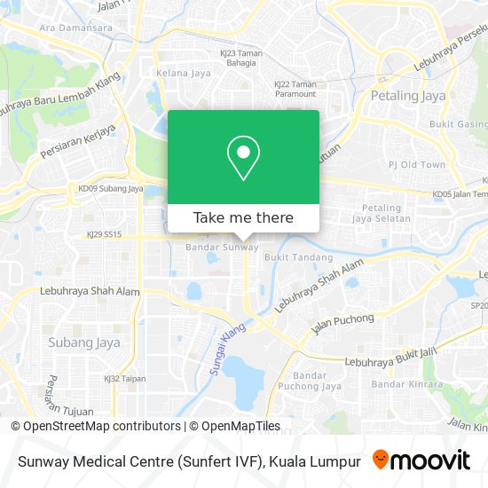 Sunway Medical Centre (Sunfert IVF) map