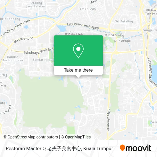 Restoran Master Q 老夫子美食中心 map