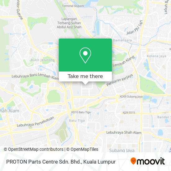 PROTON Parts Centre Sdn. Bhd. map