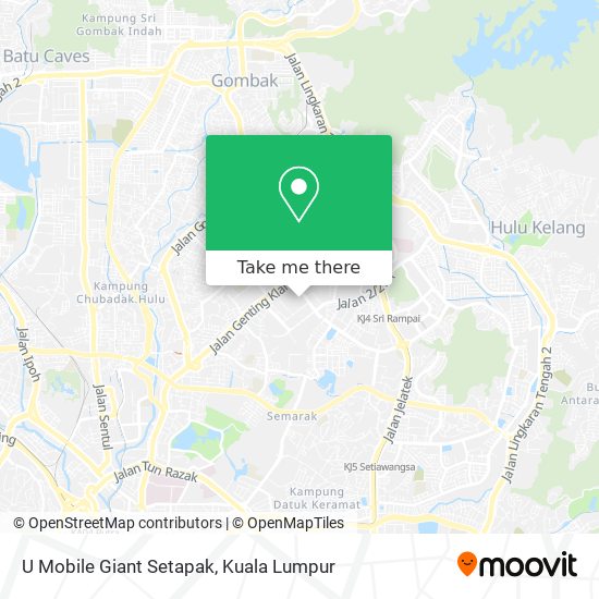 Peta U Mobile Giant Setapak