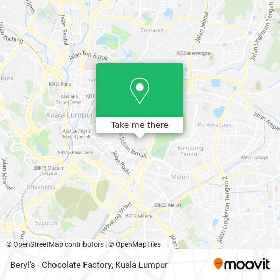 Beryl's - Chocolate Factory map