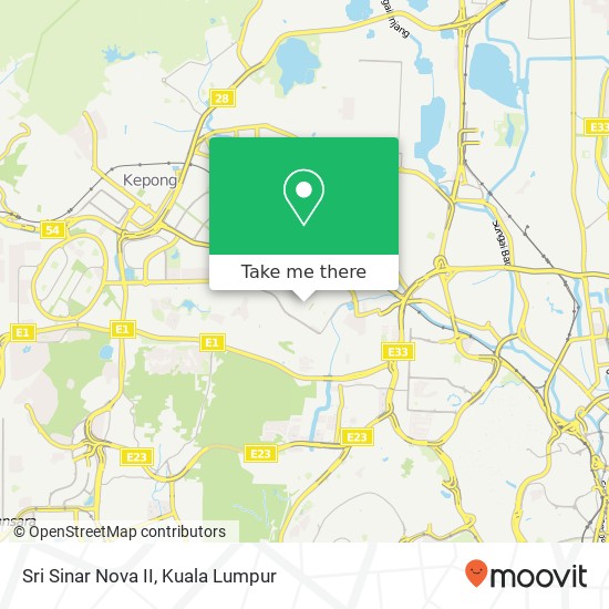 Sri Sinar Nova II map