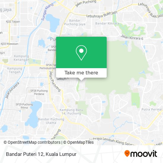 Bandar Puteri 12 map