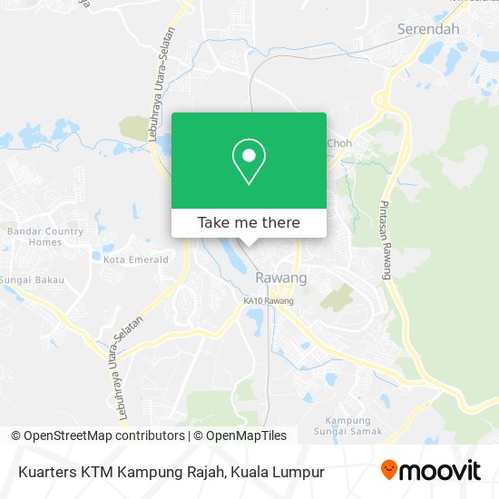 Peta Kuarters KTM Kampung Rajah