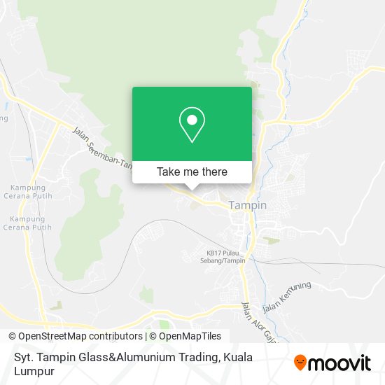 Syt. Tampin Glass&Alumunium Trading map