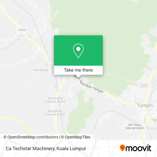 Ca Techstar Machinery map