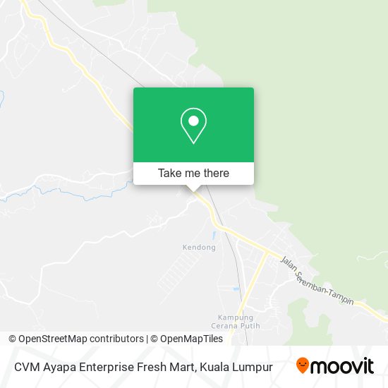 CVM Ayapa Enterprise Fresh Mart map