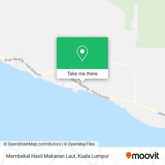 Membekal Hasil Makanan Laut map