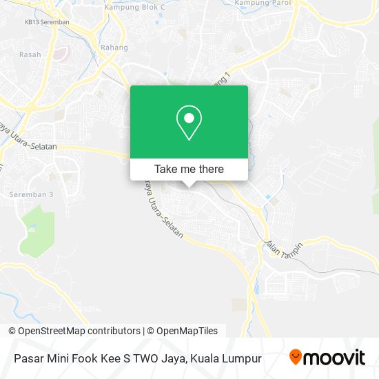 Pasar Mini Fook Kee S TWO Jaya map