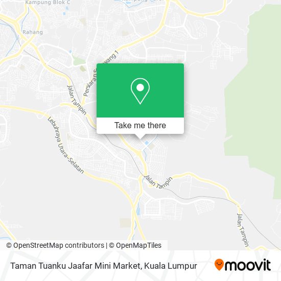 Taman Tuanku Jaafar Mini Market map