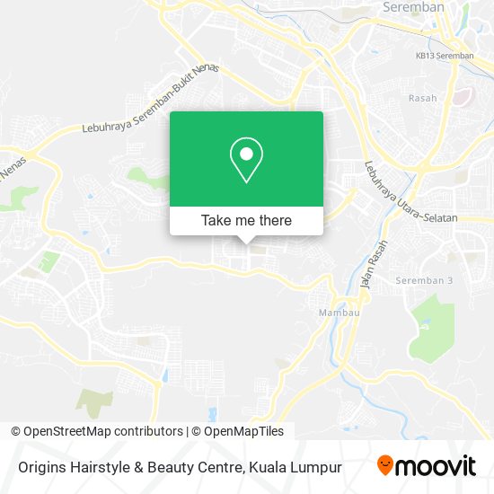 Origins Hairstyle & Beauty Centre map