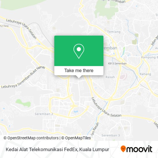 Kedai Alat Telekomunikasi FedEx map