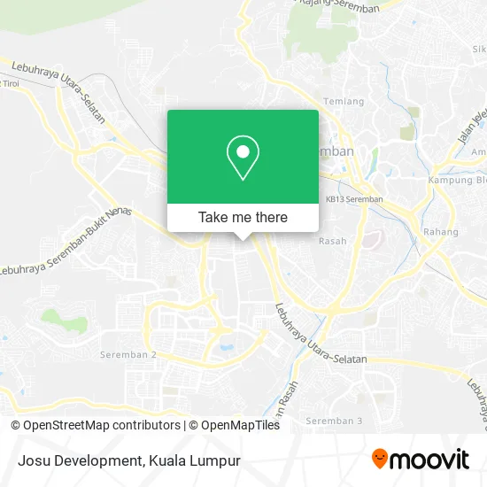 Josu Development map