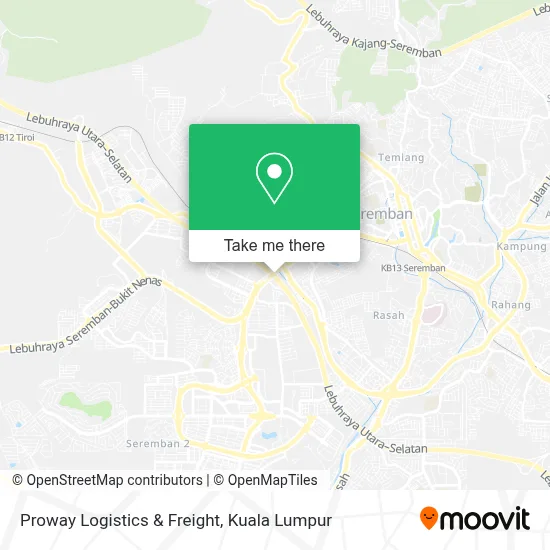 Proway Logistics & Freight map