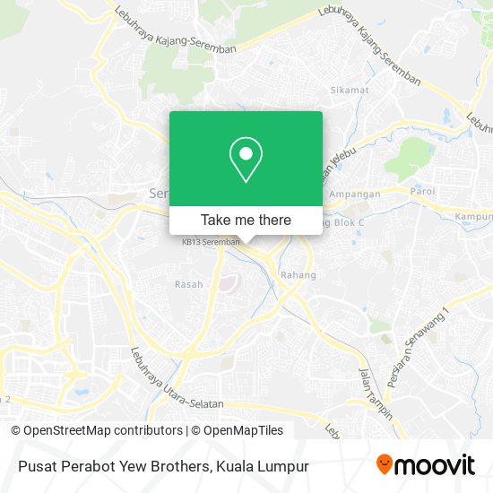 Pusat Perabot Yew Brothers map