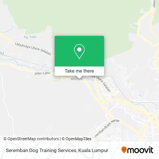 Seremban Dog Training Services map