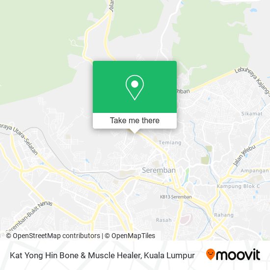 Peta Kat Yong Hin Bone & Muscle Healer