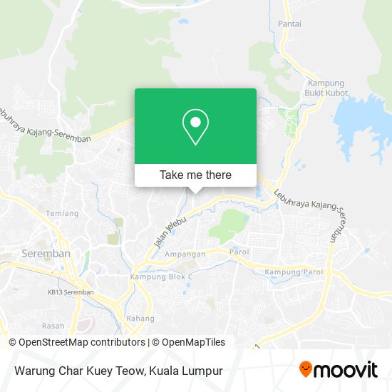 Warung Char Kuey Teow map